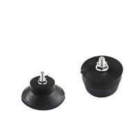 Air Compressor Foot Pad Shockproof Replacement Kit with M6 and M8 Thread, Rubber Vibration Isolator for Air Pumps Oil-Free Machines, 2 Pack