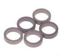 Air Compressor for Piston Rings 5PCS Two Stage 40MPA 30MPA Seal Set Metal Blend Grey 0.39in for Industrial Machinery