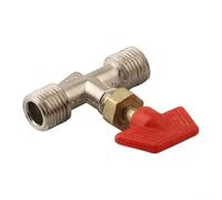 Air Compressor Gas Control Valve Male Thread Pneumatic Joint Pipe Needle Connector for Compressed Air Parts and Air Tool Accessories in Workshop Equipment(B)