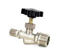 Air Compressor Gas Control Valve Male Thread Pneumatic Joint Pipe Needle Connector for Compressed Air Parts and Air Tool Accessories in Workshop Equipment(E)