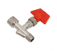 Air Compressor Gas Control Valve Male Thread Pneumatic Joint Pipe Needle Connector for Compressed Air Parts and Air Tool Accessories in Workshop Equipment(A)