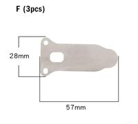 Air Compressor Head Valve Plate Kit 3 Pcs, Metal Replacement for Silent Oil- Air Compressor, Compatible with A/B/C/D/E/F/G/H/I/J/K(F)