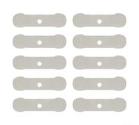 Air Compressor Head Valve Plate Set - 10Pcs Metal Replacement for Oil- Silent Air Compressors, Compatible with Various Models (A-I), Silver(C)