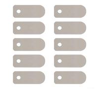 Air Compressor Head Valve Plate Set - 10Pcs Metal Replacement for Oil- Silent Air Compressors, Compatible with Various Models (A-I), Silver(B)