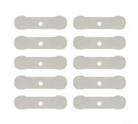 Air Compressor Head Valve Plate Set - 10Pcs Metal Replacement for Oil- Silent Air Compressors, Compatible with Various Models (A-I), Silver(D)