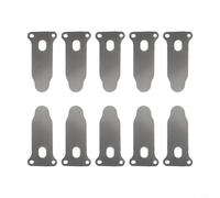 Air Compressor Head Valve Plate Set - 10Pcs Metal Replacement for Oil- Silent Air Compressors, Compatible with Various Models (A-I), Silver(F)