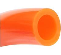 Air Compressor Hose,flexiable Rubber PU Hoses for Compressor Polyurethane Tubing Hose Pneumatic Tube Pipe Drain Elastic Length: 200 Meter(Orange Red,OD 12mm x ID 8mm)