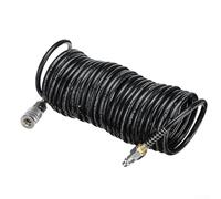 Air Compressor Hose Inflating Coil PE Pneumatic Adapter With Quick Coupler 1/4 NPT Fittings And Flexible 25FT Length For Manufacturing Use
