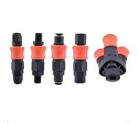 Air Compressor Hose with Self-Locking Plastic Steel Quick Connect and Double O-Ring for Leak Prevention (20PH+20SH)