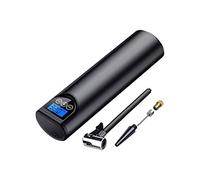 Air Compressor Mini Portable Air Inflator Handheld Tire Pump 2000mAh with Digital LCD LED Light 12V AC DC Lithium Battery 120PSI 20L/min for Aut Bike Tires