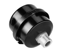 Air Compressor Muffler Air Filter Compressor 16mm/ 0.63inchThread, for Oil-Less air Compressor Intake Filter Silencer Metal Compressor Accessories