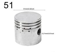 Air Compressor Piston and Rings Replacement Kit for 42mm 47mm 48mm 51mm 65mm Cylinder Diameter Air Pumps(51 Piston 51 Rings)