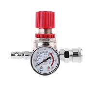 Air Compressor Pressure Regulator Gauge 180PSI Control for Easy Installation Adjustable Pressure Regulator Gauges Tire Pressure Gauge Low Pressure