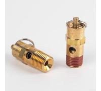 Air Compressor Pressure Release Valve 1/4 Inch NPT Brass for Industrial and Automotive Applications Pack of 4 Units (165 PSI)