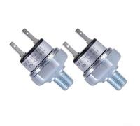 Air Compressor Pressure Switch 120-150 PSI NPT 1/8" - Heavy Duty Auto Shut Off for DC 12V 24V AC 120V Systems - Reliable Safety Control Valve for Industrial & Vehicle Pneumatic Tools (2 Pack)