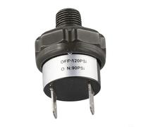 Air Compressor Pressure Switch 90-120 PSI 1/8 NPT Valve for Compressed Air Systems Truck Railway 12V 24V Robust (90-120PSI)