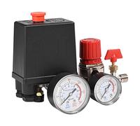 Air Compressor Pressure Switch Control Valve Regulator with Gauges for Fast Pressure Reduction 0.05-1.2Mpa 3000L/min