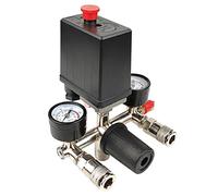 Air Compressor Pressure Switch Pressure Switch With Regulator Control Valve Gauge, Air Pump Air Compressor Parts, Automatic Pressure Switch Assembly of Pressure Regulating Valve