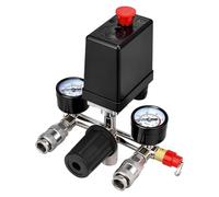 Air Compressor Pressure Switch with Regulator Control Valve Gauge, Air Pump Air Compressor Parts, Automatic Pressure Switch Assembly of Pressure Regulating Valve