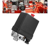 Air Compressor Regulator 380V 3Phase 4 Holes,G1/4"175PSI 3 Phase 4 Holes Type Vertical Pressure Switch Mechanical Pressure Control for Mechanical Control Valve