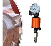 Air Compressor Regulator with Oil Moisture Separator and Integrated Filter, 140 PSI Max Pressure, 1/4 NPT Connection for Pneumatic Tools, Plasma Cutters, HVLP Systems