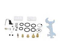 Air Compressor Replacement Parts Seal Ring Kit, Air Compressor Repair Kit, O Ring Seal Assembly with Wrench for 4500psi 30mpa Manual Pump, Includes Filters Fittings