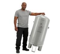 Air Compressor Reservoir Tank High Pressure Air Reservoir Tank, Floor-Standing Air Storage Tank for Air Ride, 1 3 5 10 15 26 Gallon Air Compressor Tanks with Mounting Kit(30 L/7.9 Gal)