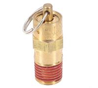 Air Compressor Safety Relief Valve, 1/4" for NPT Brass Body with Stainless Steel Spring, 125-270 PSI Adjustable, for Industrial Pneumatic Systems(250PSI)