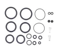 Air Compressor Sealing Parts Kit High Pressure O Rings Springs Push Rings Ball Heads Repair Replacement Set for Piston Air Compressors PCP Pumps Metal PVC 30MPA 20PCS