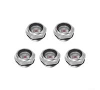 Air Compressor Sight Glass 1/2" Thread High Heat Resistant | Tempered glass window, high heat resistance, clear oil view, 17mm height, wear resistant