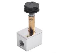 Air Compressor Solenoid Valve - Normally Open, Oil- Unloading & Power-Off Exhaust Valve for 220V Systems, Cast Aluminum Mute Design, Compatible(A)