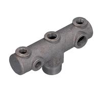 Air Compressor Switch Bracket 6 Way Valve Connector Holder Male Thread Air Pump Accessories for Air Compressors Cast Iron Heat Resistant Resistant
