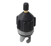 Air Compressor Valve Adapter Vehicle Pump Adaptor for Inflatable Mattress Bed Boat Canoe Kayak(Black-2)