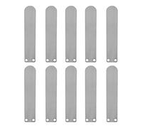 Air Compressor Valve Plate Tongue Shape, Cast Iron Intake and Exhaust Accessories, 80mm Cylinder Diameter, 10 Pieces - Durable Heat Resistant, Easy Replacement for Maintenance (80 air Intake