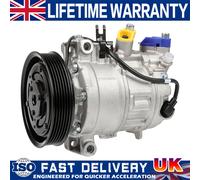 Air Con Compressor fits VW SHARAN 7N 1.4 2.0 2.0D 10 to 22 AC Conditioning Denso