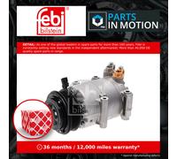 Air Con Compressor 1001598 Febi AC Conditioning 1751973 1764088 1802084 1854228