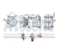NISSENS 890599 Air conditioning compressor