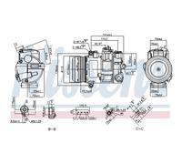 NISSENS 890696 Air conditioning compressor