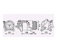 PRASCO BWAK567 Air conditioning compressor