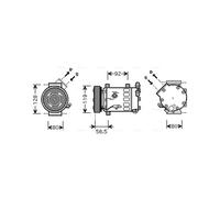 PRASCO CNAK242 Air conditioning compressor