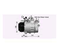 Air Con Compressor FDAK692 AVA AC Conditioning 1786888 1885702 1928558 2010364