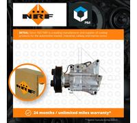 Air Con Compressor fits MAZDA 2 1.5 07 to 15 AC Conditioning NRF D65161450G New