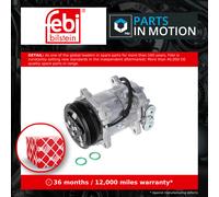 Air Con Compressor fits PEUGEOT 206 1.6 1998 on AC Conditioning 6453GC 6453N1