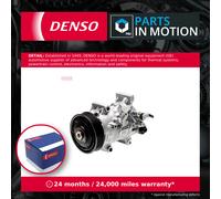 Air Con Compressor fits TOYOTA RAV4 ALA49 2.2D 2012 on AC Conditioning Denso New