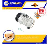 Air Con Compressor fits VW TOUAREG CR7 3.0 2018 on DCBE AC Conditioning NRF New