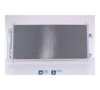 Nissens 940737 Air Con Condenser Fits Honda Jazz 725x330x16mm Aluminium