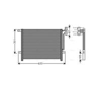 PRASCO BW5203 Air conditioning condenser