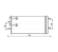 Air Con Condenser BW5550D AVA AC Conditioning 64509271204 9271204