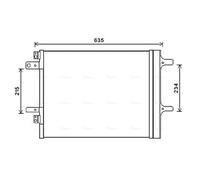 PRASCO CNA5308D Air conditioning condenser