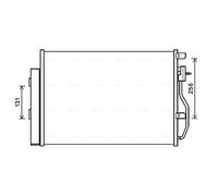 Air Con Condenser CTA5048D AVA AC Conditioning 42832784 1850272 95026324